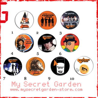 Clockwork Orange  - Movie Pinback Button Badge Set ( or Hair Ties / 4.4 cm Badge / Magnet / Keychain Set )